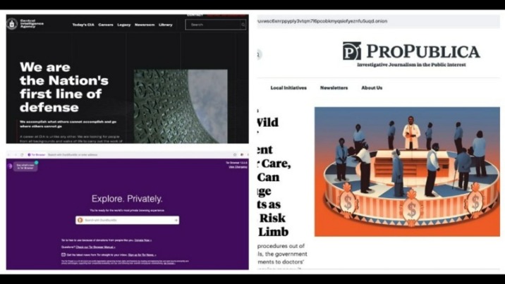dark web pages