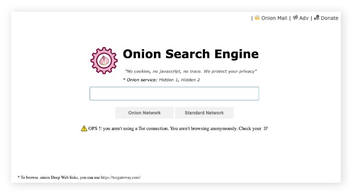 dark web search engine 2025