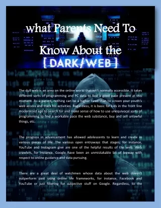 dark web porn link